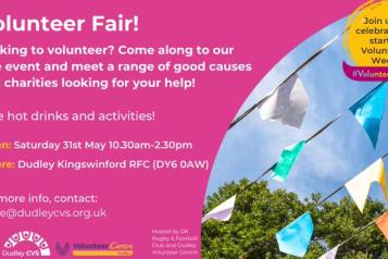 Poster for volunteer fair