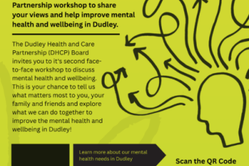 Poster for the mental health and wellbeing event