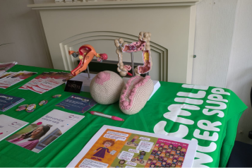 Anatomical models to display cancer symptoms.