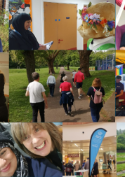 collage of healthwatch engagement activities